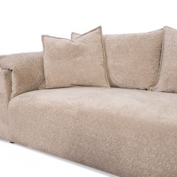 Vista 3 Seater In Beige Fabric