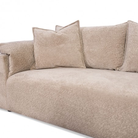Vista 3 Seater In Beige Fabric