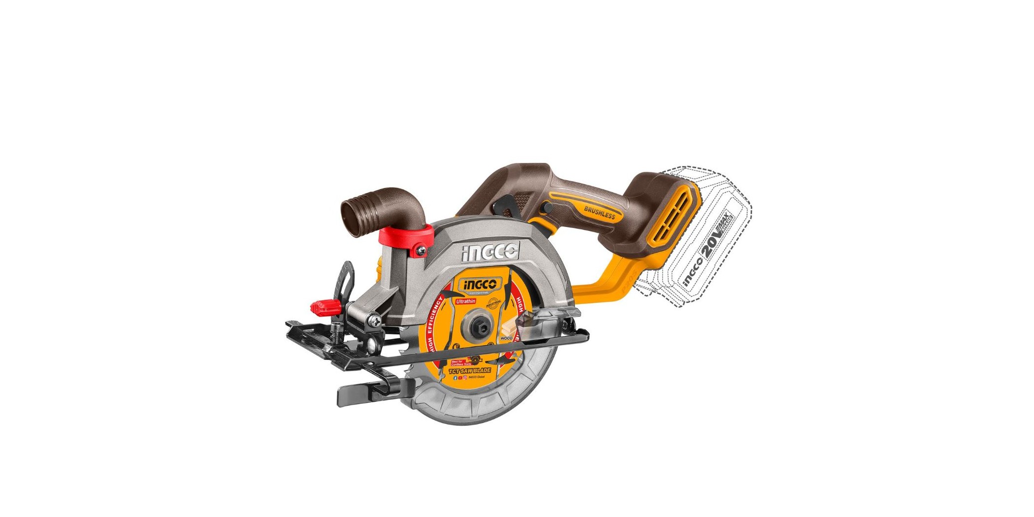 Ingco Csli1402 Lithium-Ion Circular Saw