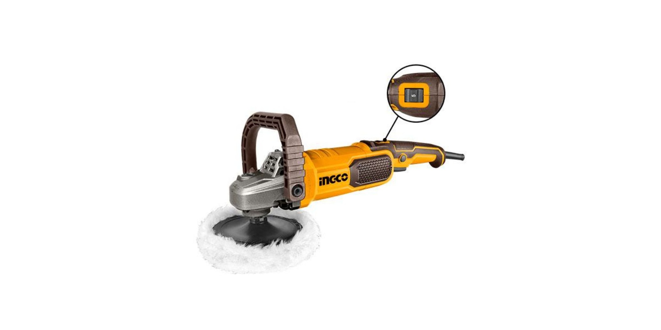 Ingco AP140016 Angle Polisher 1400W