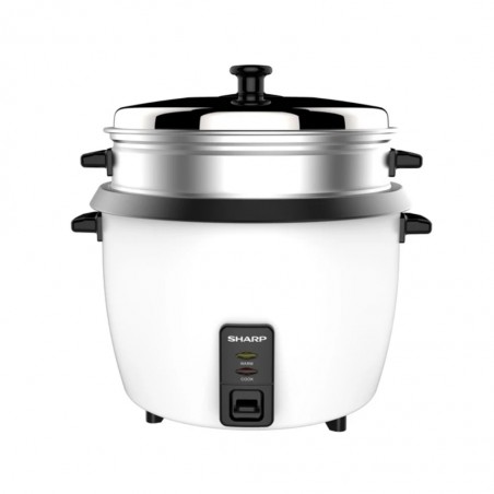 Sharp KS-H288S-W3 2.8L Rice Cooker + Steel Lid + Steamer