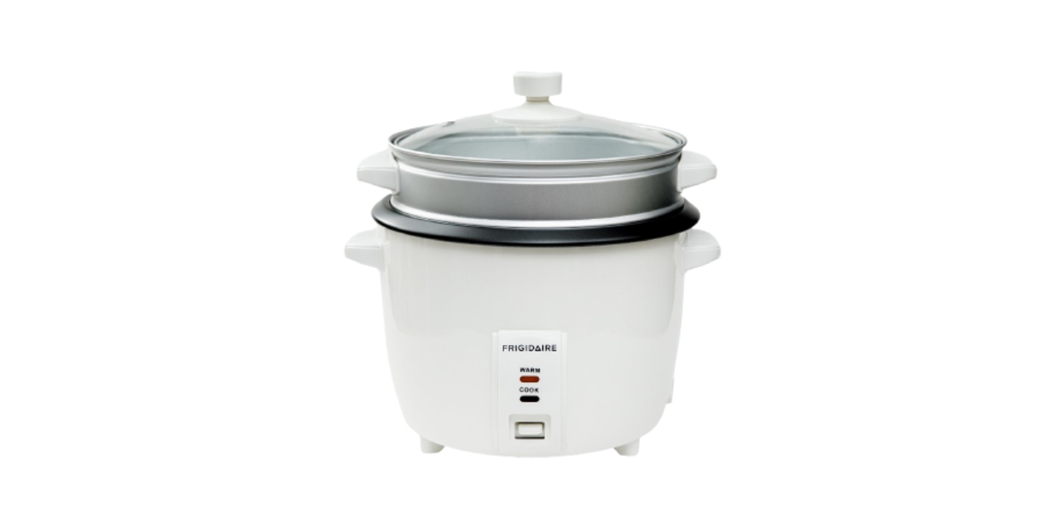 Frigidaire FD8028S 2.8L WH Rice Cooker + Steamer