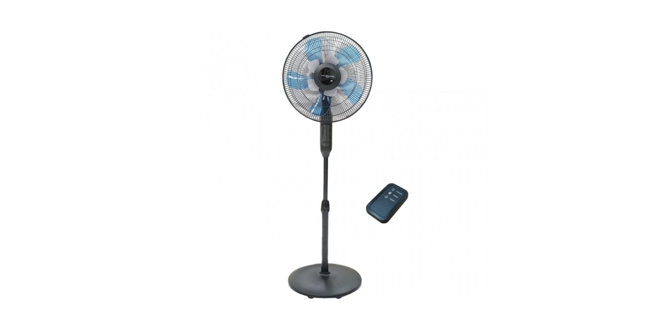 Air Monster S1663-R MP 16” Dual Blade Remote Stand Fan With Remote