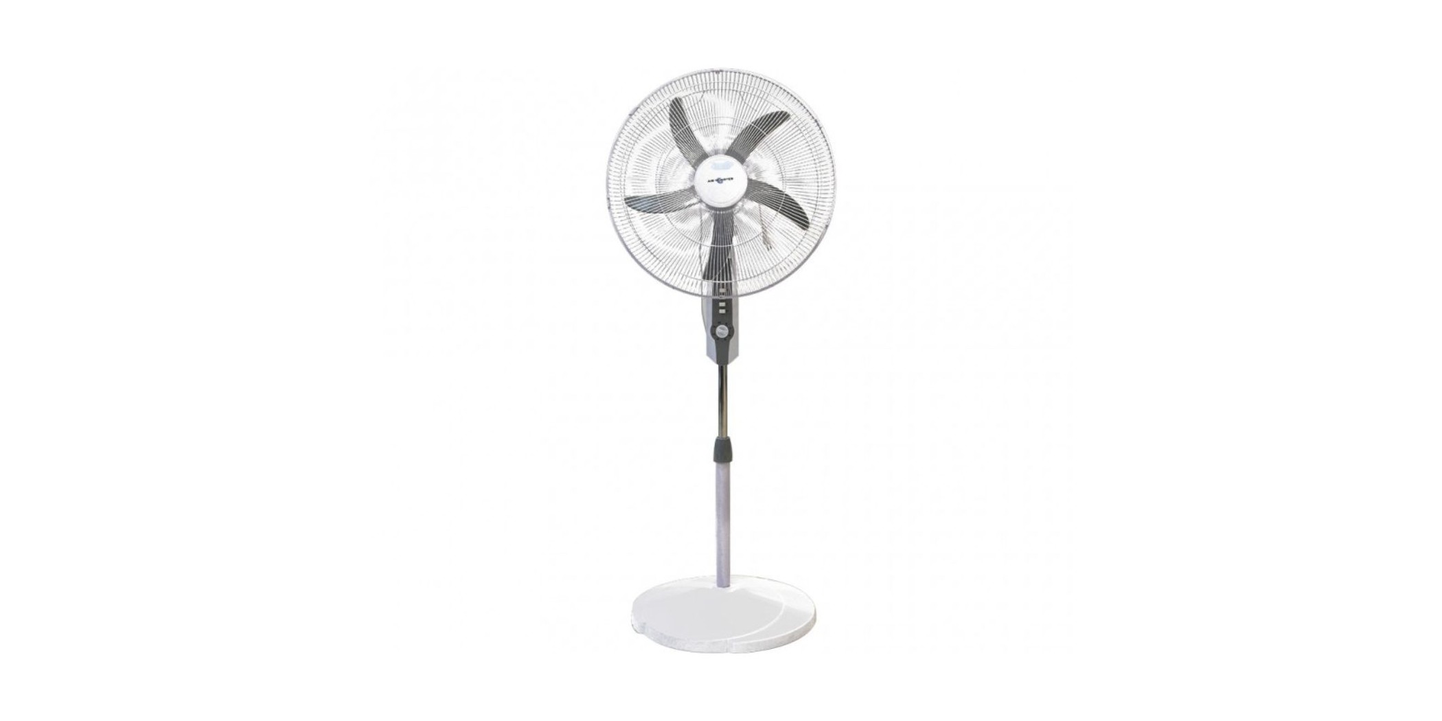 Air Monster 15593 MG WH 20" Stand Fan with Timer