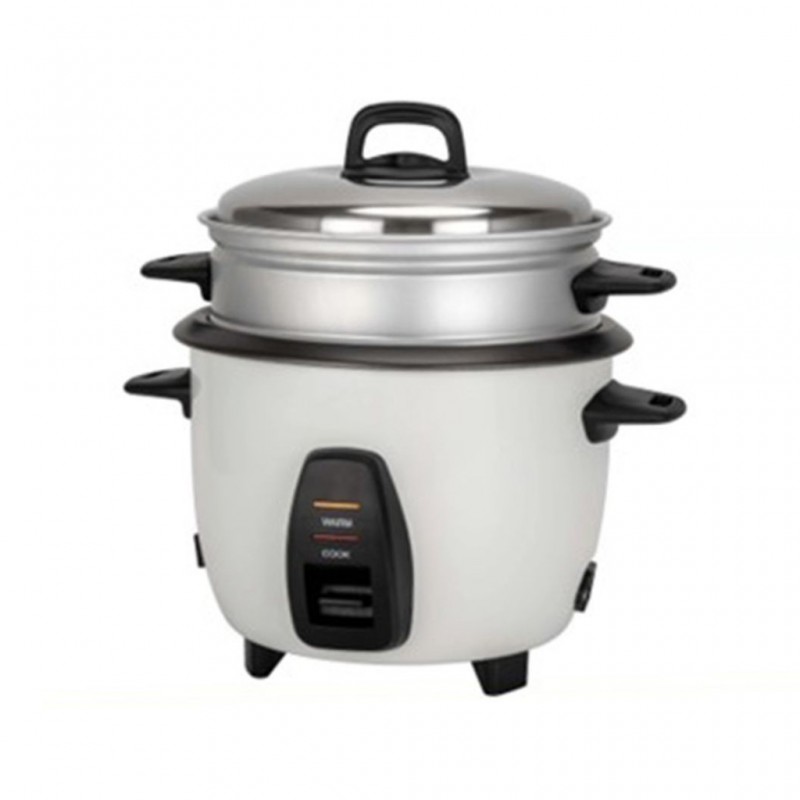 Cornell CRCCS182ST 1.8L WH  Conventional Rice Cooker With Steam Tray