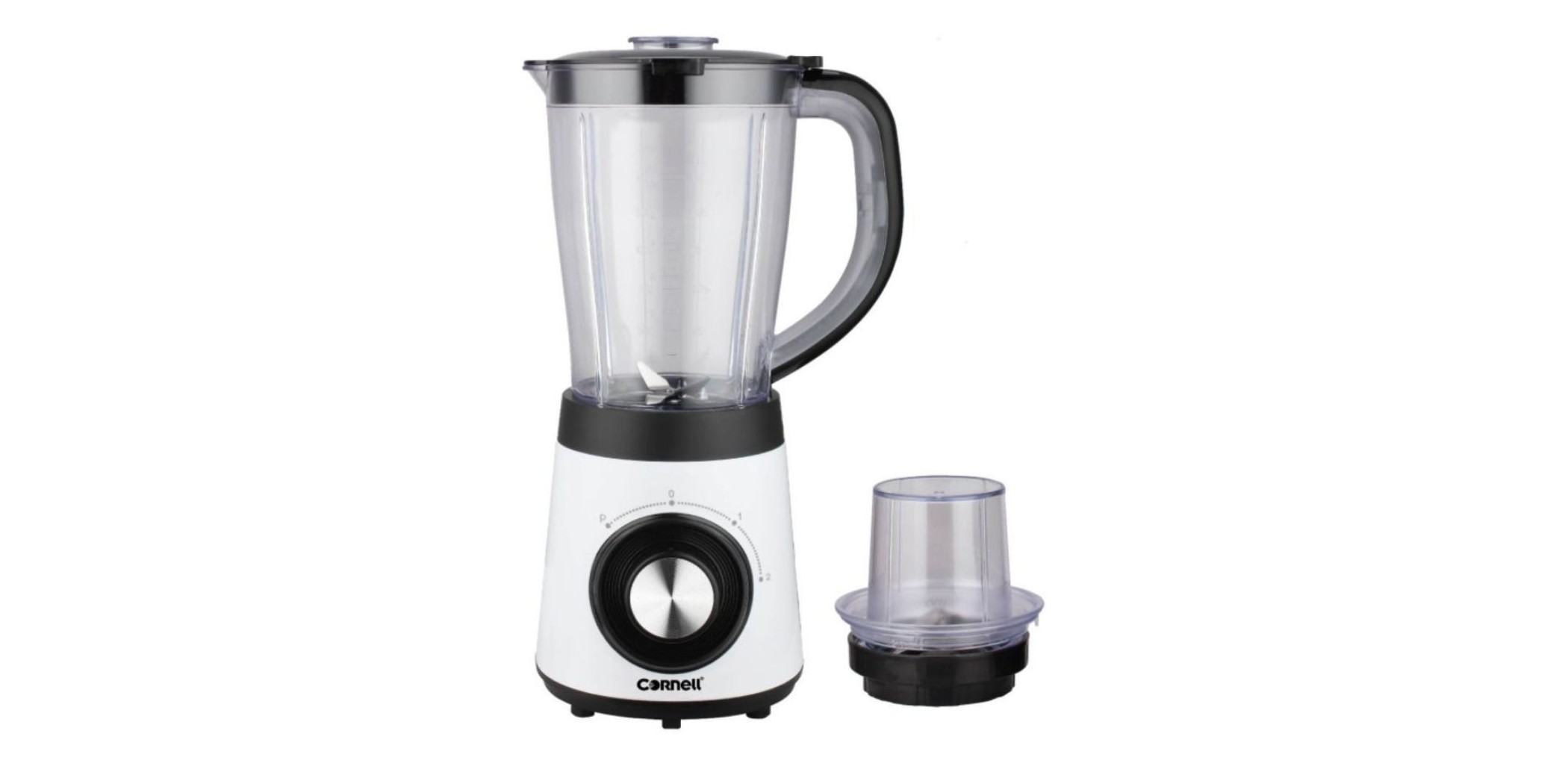 Cornell CBLS252PMW 1.5L White Plastic Blender With Grinder