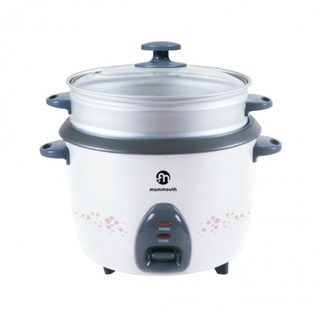 Mammouth MRC280WS 2.8L White Rice Cooker W/Steamer