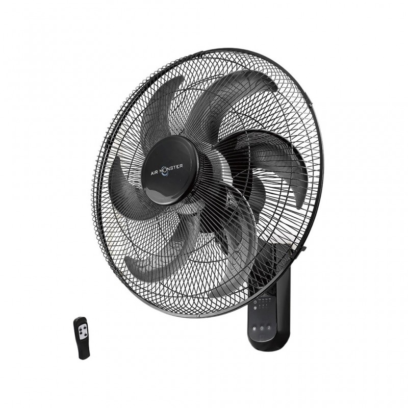 Air Monster W1860R MG 18" Oscillating Silence Wall Fan With Remote Control 6-Wing Blade Air Monster W1860R MG 18" Oscillating Silence Wall Fan With Remote Control 6-Wing Blade