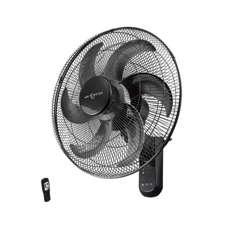 Air Monster W1860R MG 18" Oscillating Silence Wall Fan With Remote Control 6-Wing Blade