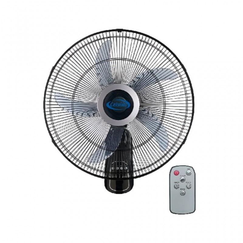 Celsius WF45-A1R 18" Wall Fan With Remote Control & Strong Air Flow "O"