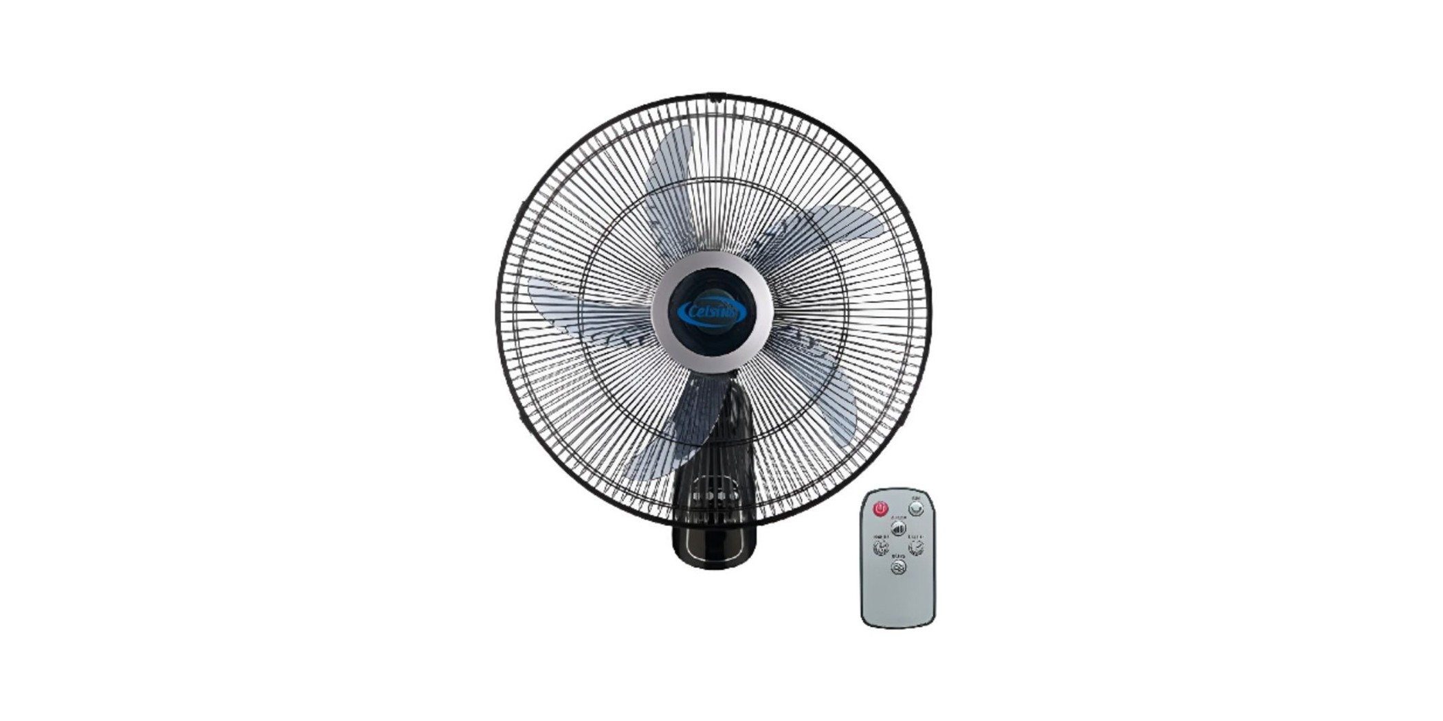 Celsius WF45-A1R 18" Wall Fan With Remote Control & Strong Air Flow "O"