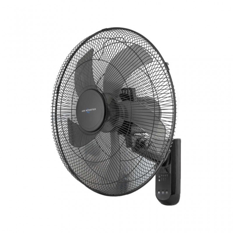 Air Monster 15833R MG 18" Black Wall Fan