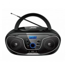 JVC RD-N327 CD Player with radio FM Black Colour