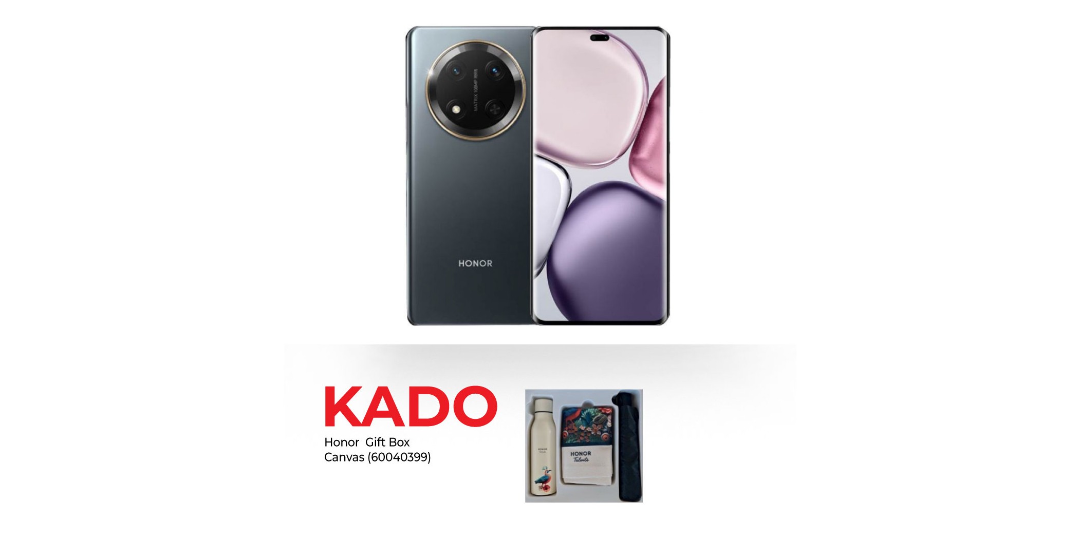 Honor X9c Titanium Black & Free Honor Gift Box Canvas