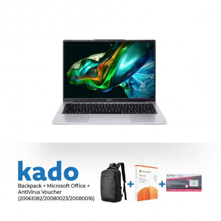 Acer Aspire Lite 14 Laptop Core i3 N300 & Free Volkano Argan Backpack + ZoneAlarm Extreme Security + Microsoft Office 365