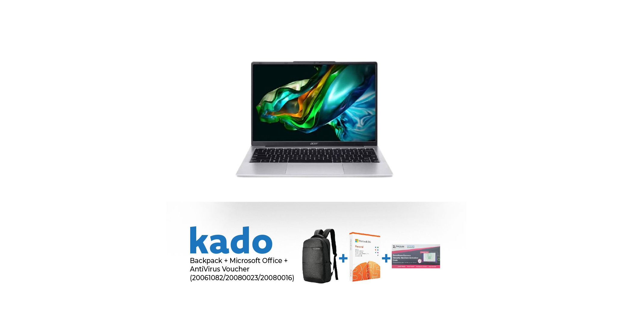 Acer Aspire Lite 14 Laptop Core i3 N300 & Free Volkano Argan Backpack + ZoneAlarm Extreme Security + Microsoft Office 365