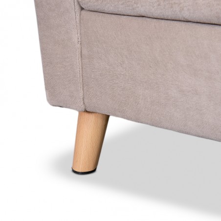 Oliver Sofa 2 Seater In Beige Fabric