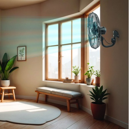 Air Monster W2021 MG 20" (50cm) Wall Fan Silent Extreme With Metal Grill