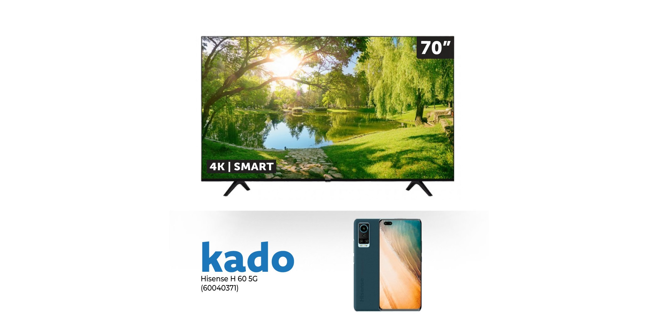 Hisense 70A7100F 70'' Led TV & Free Hisense Smart Phone H60 Zoom