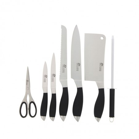 Pradel Essentials 7pcs Rotating Block Knives And Accessories PCOT001015 "O"