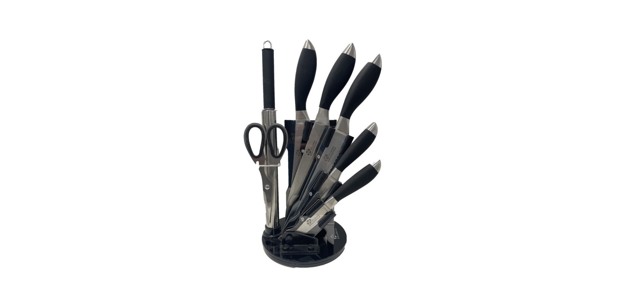Pradel Essentials 7pcs Rotating Block Knives And Accessories PCOT001015 "O"