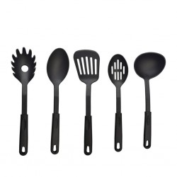 Pradel Essentials 10pcs Knives & Utensil Block Soft PP Black Handles - PCOT001029 "O"
