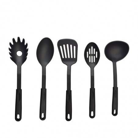 Pradel Essentials 10pcs Knives & Utensil Block Soft PP Black Handles - PCOT001029 "O"