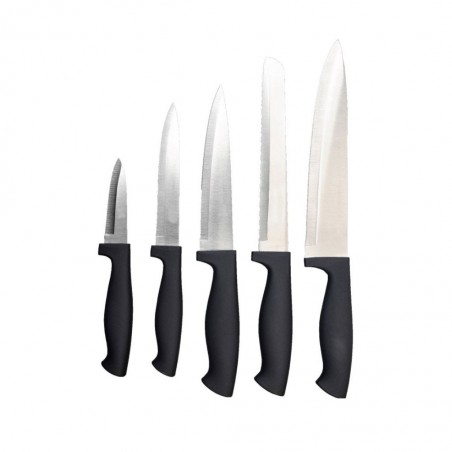 Pradel Essentials 10pcs Knives & Utensil Block Soft PP Black Handles - PCOT001029 "O"