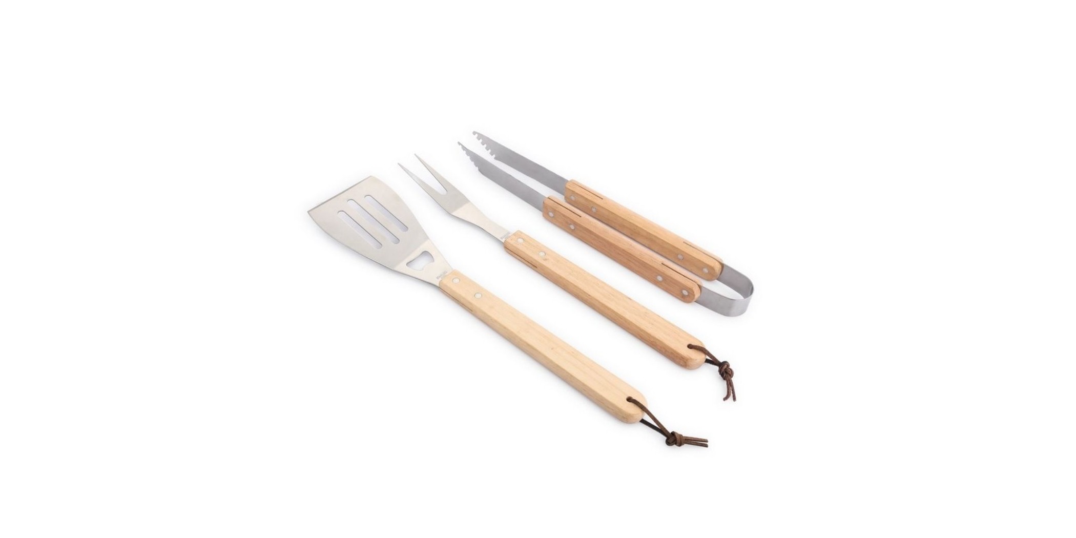 Pradel Essentials 3pcs Barbecue Set With Wooden Handles - PCOT001030 "O"