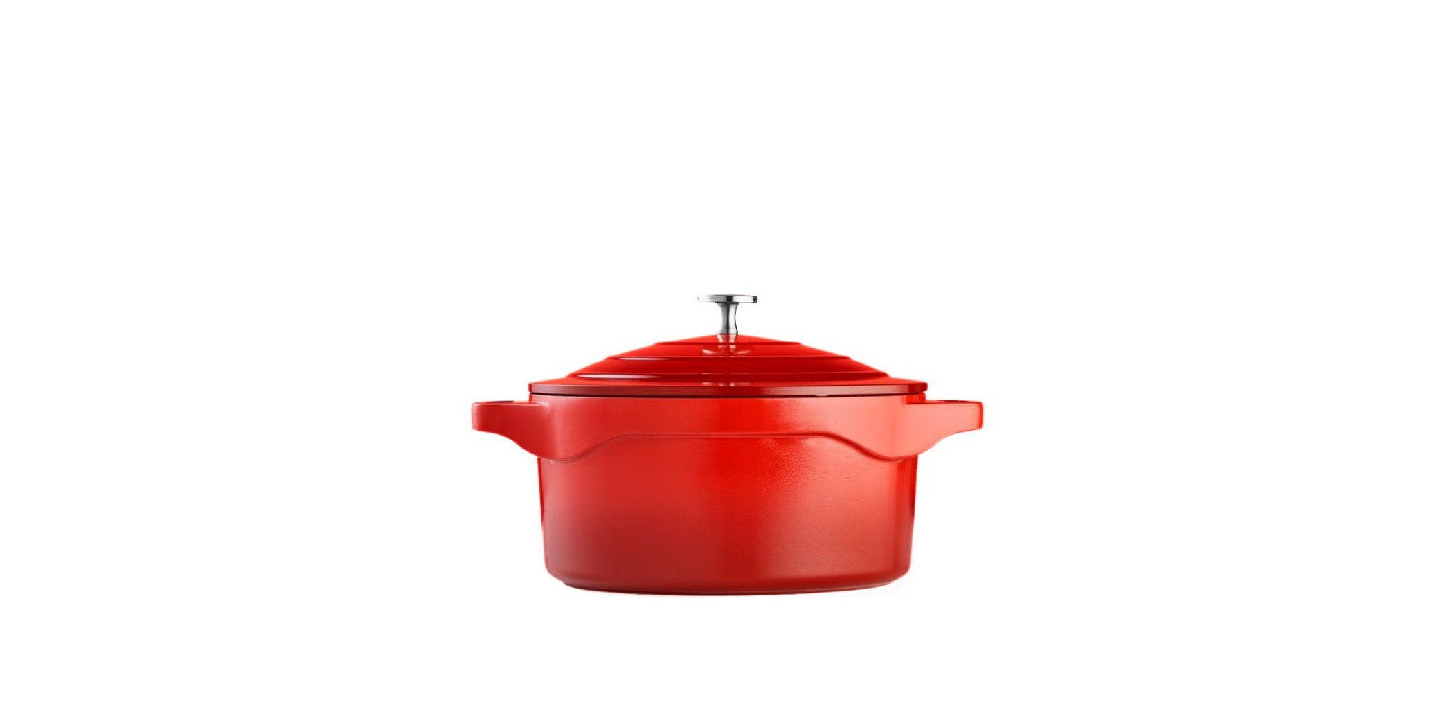 Pradel Magma 24cm Cast Aluminium Round Casserole Dish With Aluminium Lid PCUI003002 "O"