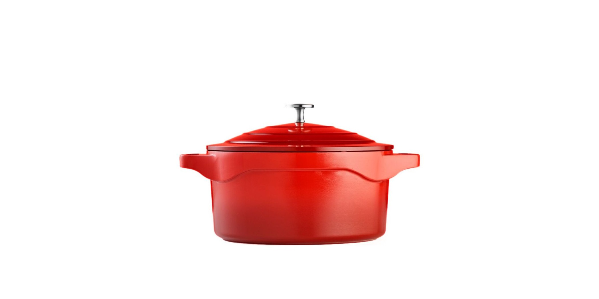 Pradel Magma 32cm Cast Aluminium Round Casserole Dish With Aluminium Lid PCUI003004 "O"