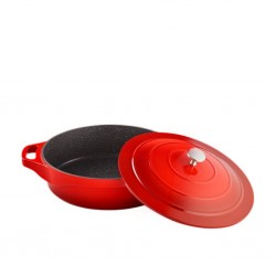 Pradel Magma 28cm Cast Aluminium Slow Cooker With Aluminium Lid PCUI003005 "O"