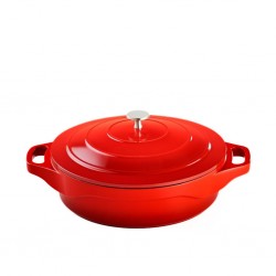 Pradel Magma 28cm Cast Aluminium Slow Cooker With Aluminium Lid PCUI003005 "O"