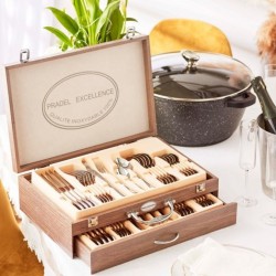 Pradel 48pcs Mirror Finish Cutlery Set In Box P0001546/D570-48 "O"