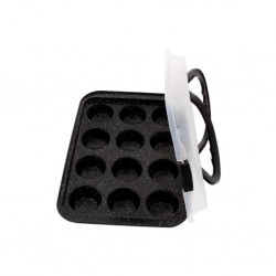 Pradel 36.5x 24.5x4.5cm 12 Muffin Tin With Lid P0002195/52108 "O"