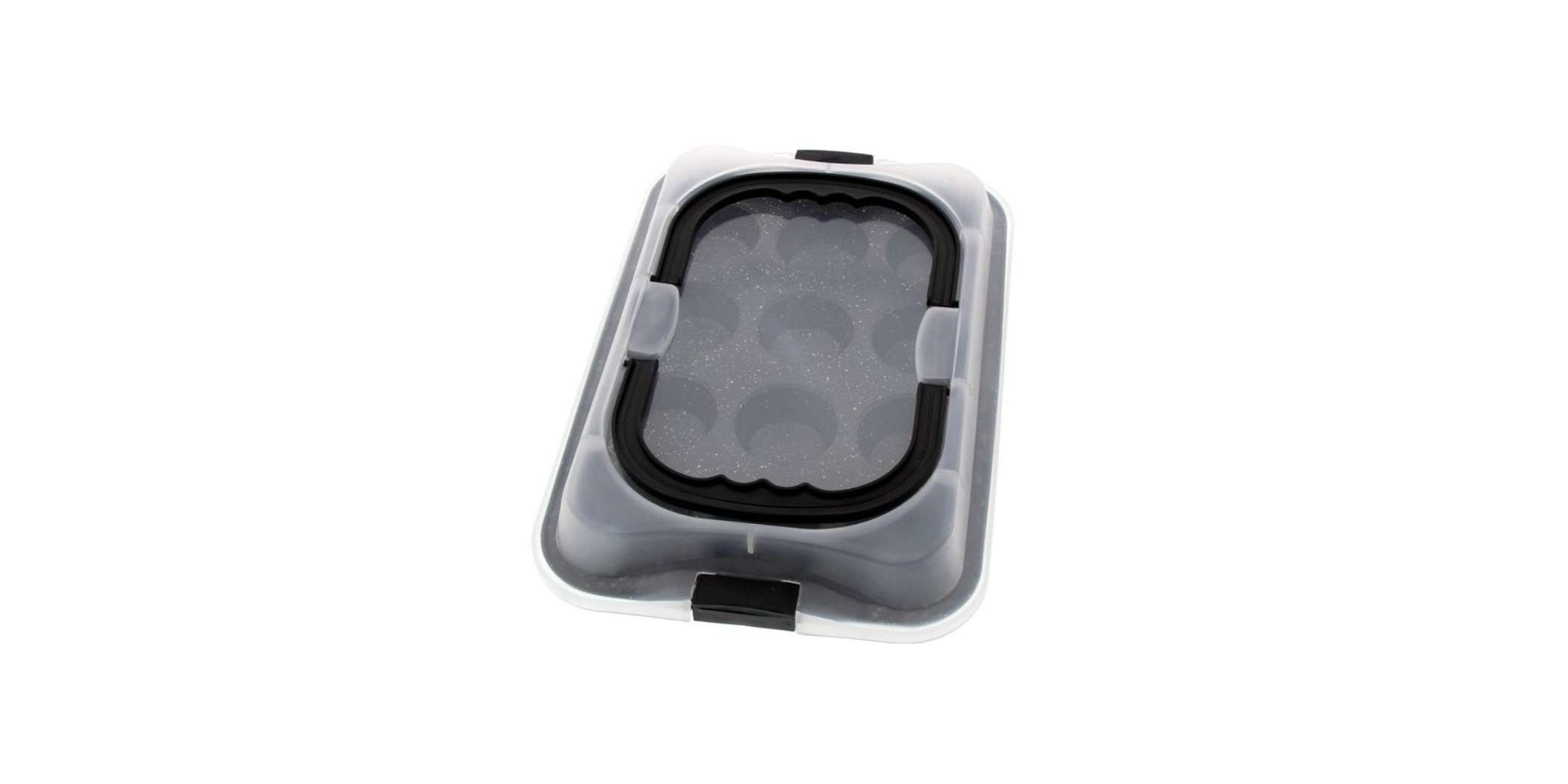 Pradel 36.5x 24.5x4.5cm 12 Muffin Tin With Lid P0002195/52108 "O"
