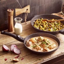 Pradel Premium  20/24/28cm Set of 3 Pans Cast Aluminium Removable Handle - PCUI001032  "O"