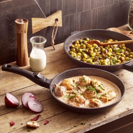 Pradel Premium  20/24/28cm Set of 3 Pans Cast Aluminium Removable Handle - PCUI001032  "O"