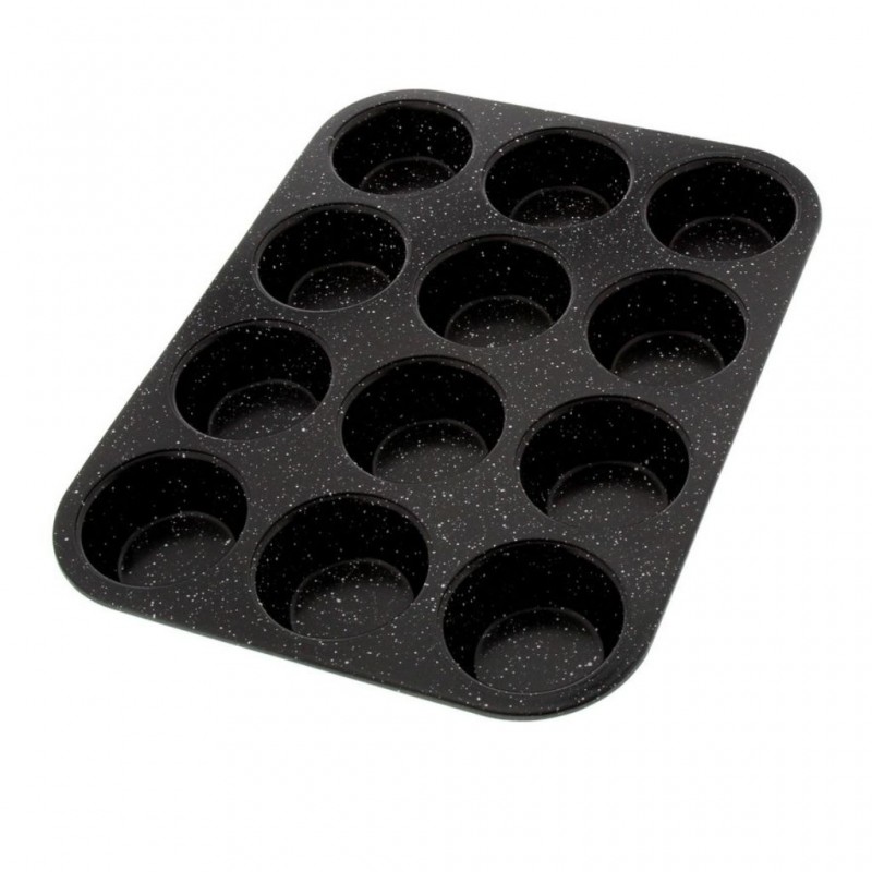 Pradel 35 x 26 x 3cm Stone Style 12 Muffin Tin M5005003 "O"