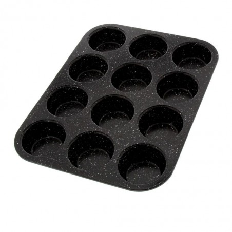 Pradel 35 x 26 x 3cm Stone Style 12 Muffin Tin M5005003 "O"