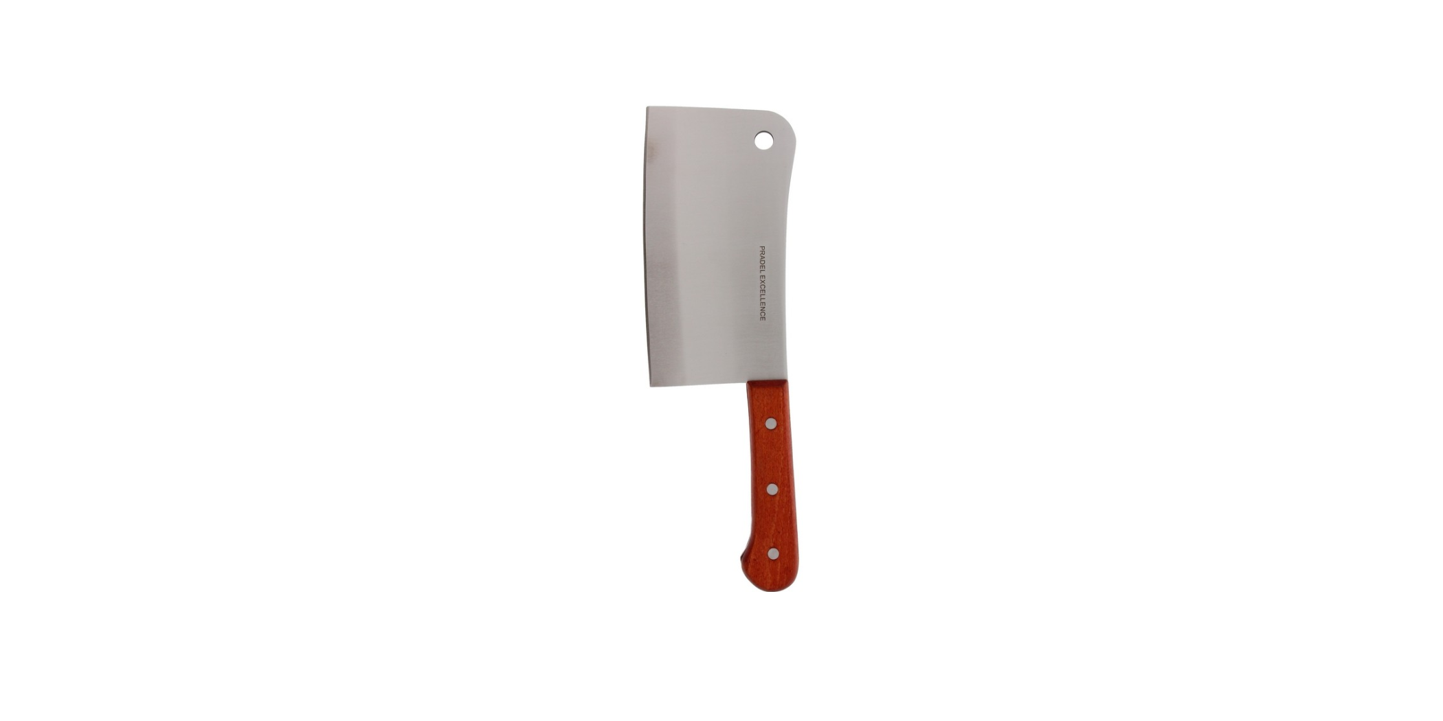 Pradel 22cm Straight Blade Cleaver 3 Rivets Wooden Handle - PCOT502061 "O"
