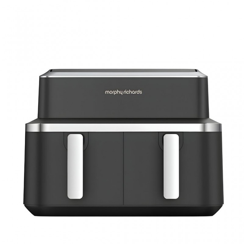 Morphy Richards 481004 9L 1300W+1300W 2YW Black Air Fryer