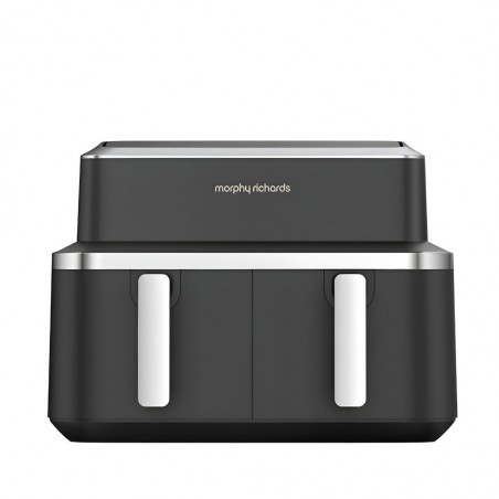 Morphy Richards 481004 9L 1300W+1300W 2YW Black Air Fryer