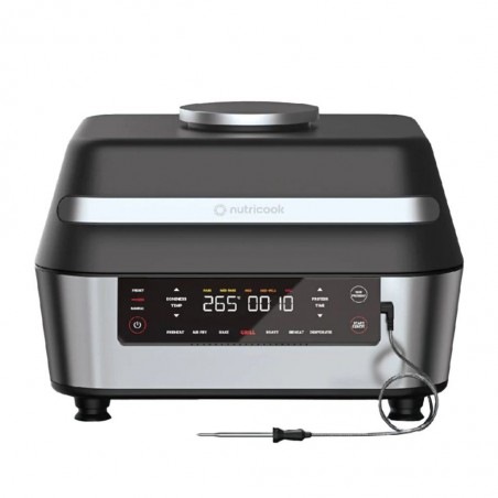 Nutricook NC-AFG960 8.5L 2YW S/S Black Airfryer Grill