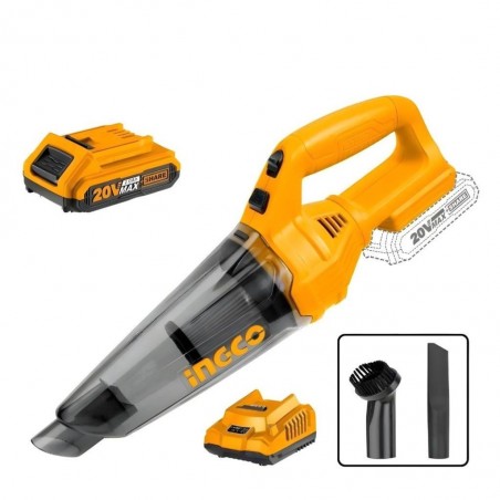 Ingco CVLI20126 Cordless Vacuum Cleaner Incl 2.0Ah Battery (FBLI2001) & Fast Charger(FCLI2001E) "O"