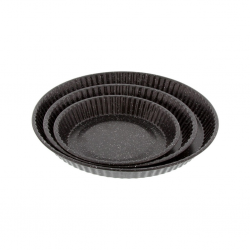 Pradel 20/25/31cm Set of 3 Stone Style Tart Tins M5005001 "O