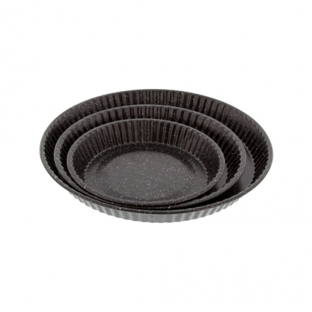 Pradel 20/25/31cm Set of 3 Stone Style Tart Tins M5005001 "O