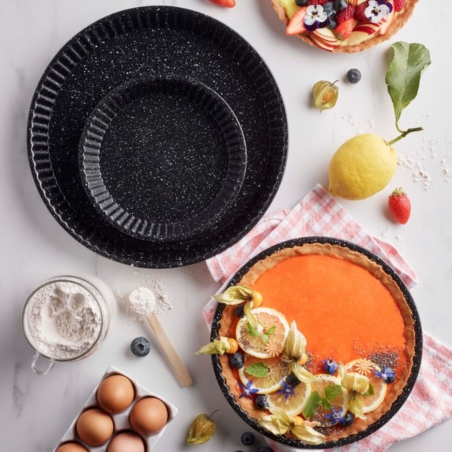 Pradel 20/25/31cm Set of 3 Stone Style Tart Tins M5005001 "O