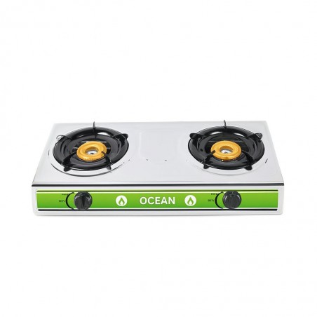 Ocean OCTGSL2FPROX 2 Burners Inox Table Top Gas Stove - 2YW