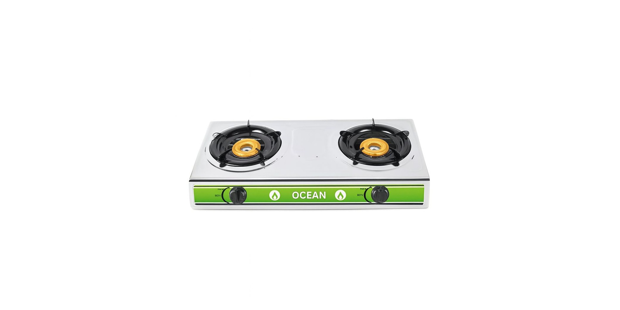 Ocean OCTGSL2FPROX 2 Burners Inox Table Top Gas Stove - 2YW